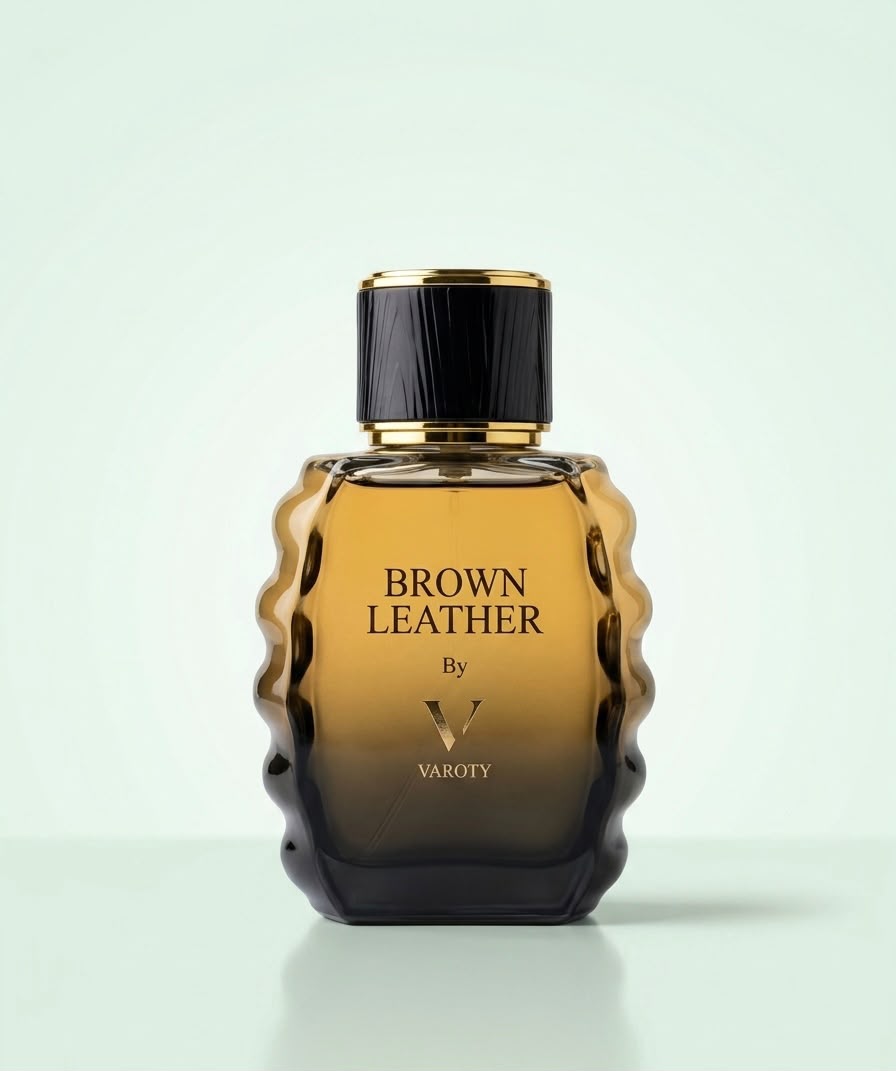 BROWN LEATHER – Leather, Raspberry & Saffron Notes