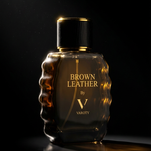 BROWN LEATHER – Leather, Raspberry & Saffron Notes